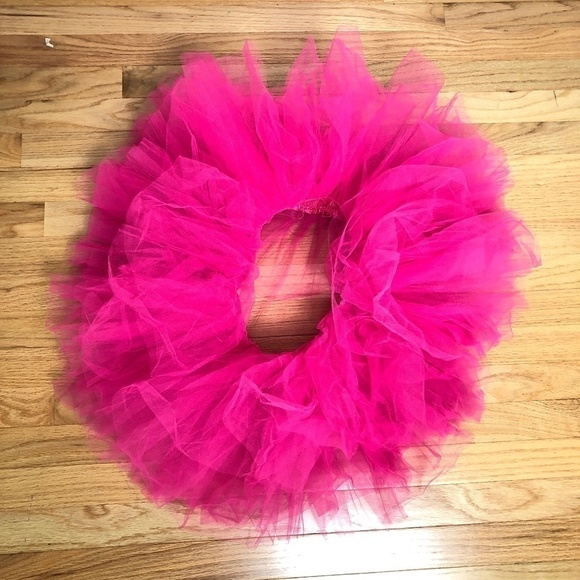 PINK 6 Layered Tulle Tutu Skirt for Women Girls Balletcore Barbie Halloween - Picture 2 of 6